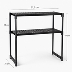 Rack para microondas doble