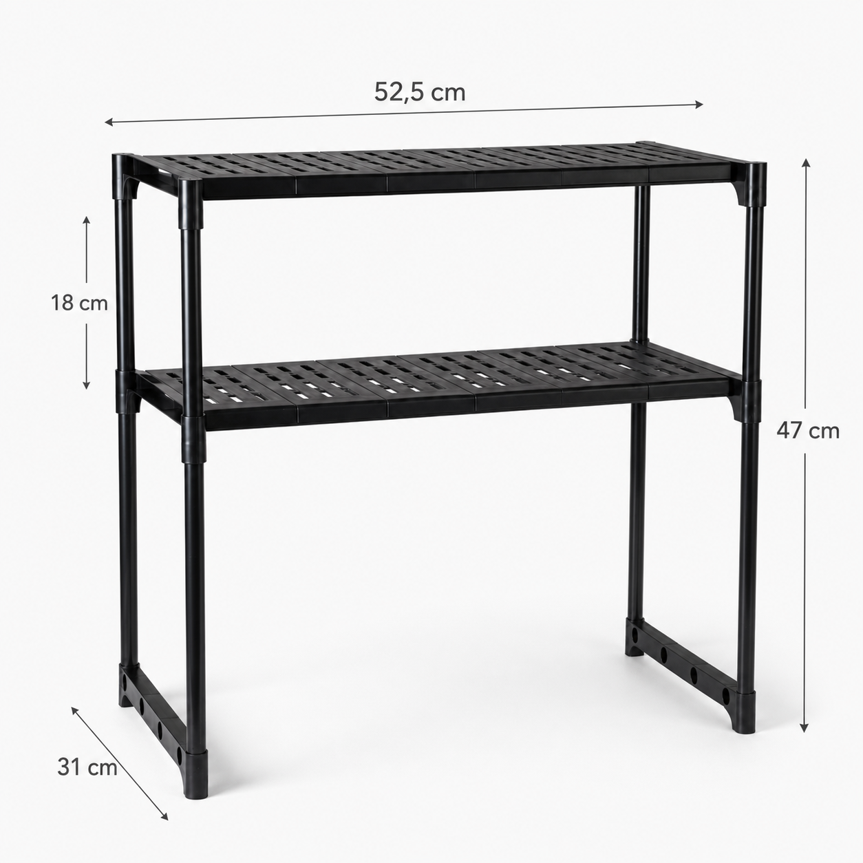 Rack para microondas doble