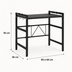 Rack microondas metalico