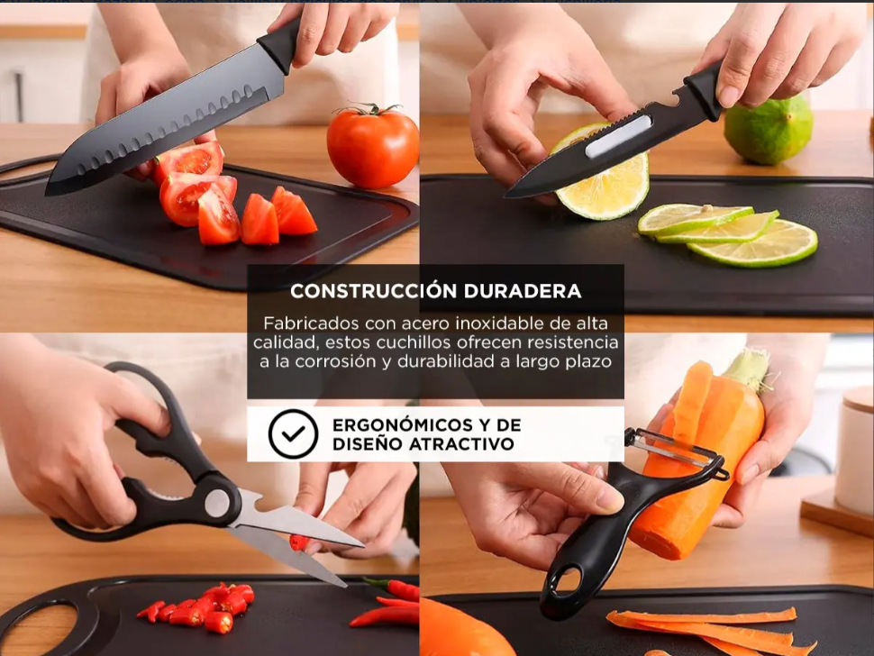 Set de cuchillos 7 piezas