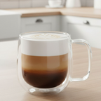 Taza de vidrio doble pared 250ml